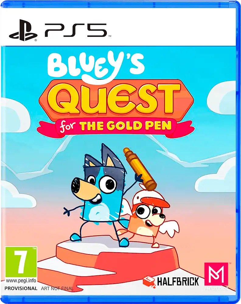 Bluey's Quests for the Gold Pen